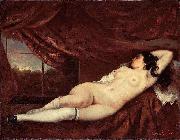 Gustave Courbet Femme nue couchee oil painting reproduction
